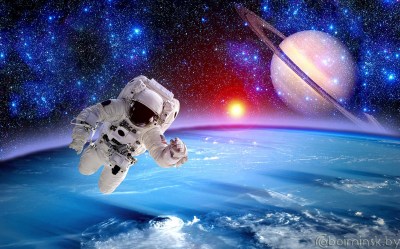 Фотообои Астронавт для детской комнаты